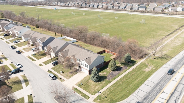 5944 Edelle Dr, Indianapolis, IN 46237 - birds eye view of property with a residential view
