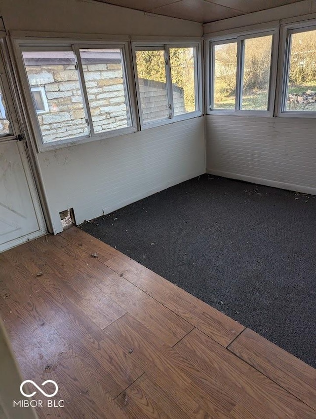 9278 S Geneva Rd, Flat Rock, IN 47234 - view of unfurnished sunroom