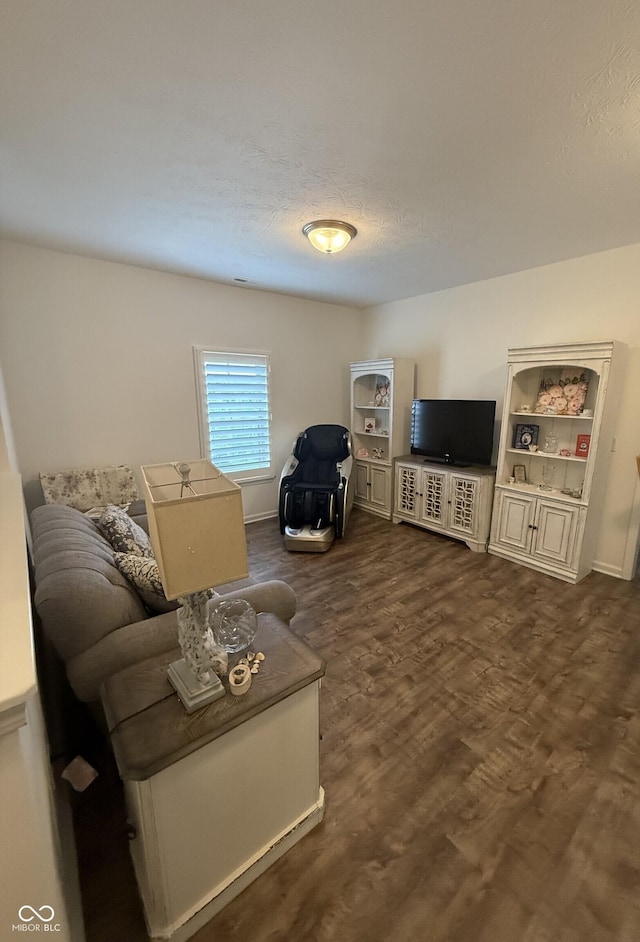 1521 Avondale Dr, Westfield, IN 46074 - living area featuring dark wood-type flooring