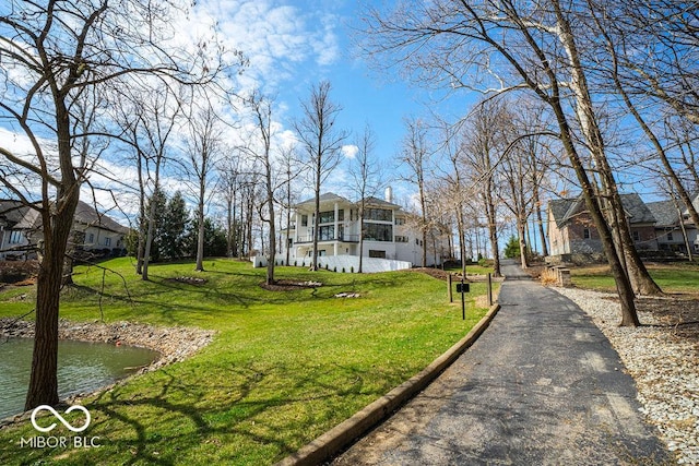 395 Breakwater Dr, Fishers, IN 46037 - view of property's community featuring a lawn
