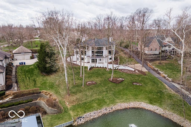 395 Breakwater Dr, Fishers, IN 46037 - aerial view