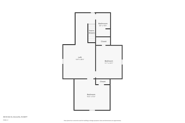 450 W Ash St, Zionsville, IN 46077 - view of layout