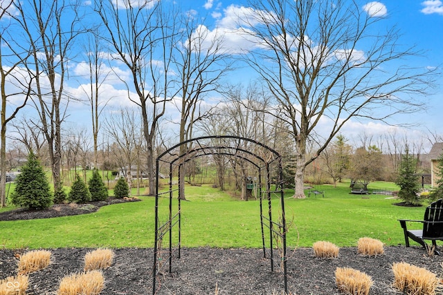 450 W Ash St, Zionsville, IN 46077 - view of community with a yard