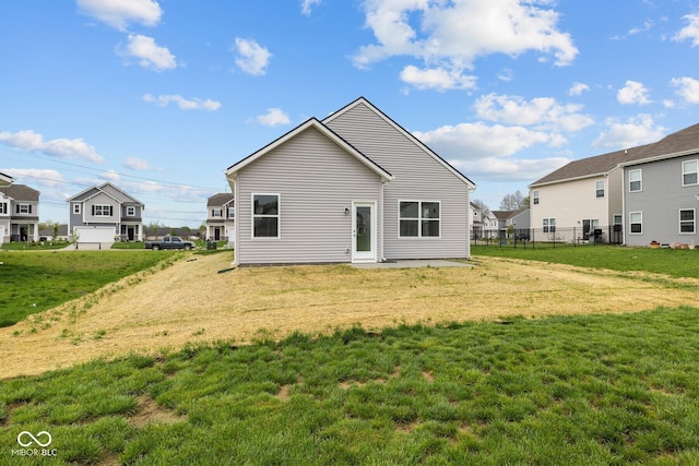 view of back of property