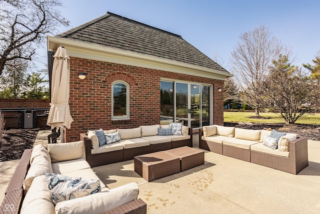 view of patio / terrace with outdoor lounge area