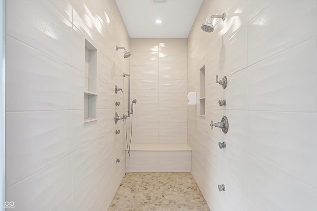 5120 Melbourne Pl, Zionsville, IN 46077 - full bath with a tile shower