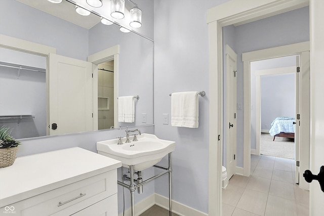 5120 Melbourne Pl, Zionsville, IN 46077 - bathroom featuring tile patterned flooring and baseboards