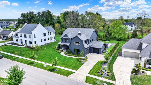 5120 Melbourne Pl, Zionsville, IN 46077 - aerial perspective of suburban area