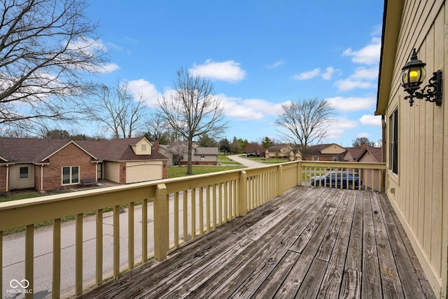 1847 Crystal Bay E Dr, Plainfield, IN 46168 - wooden terrace with a residential view