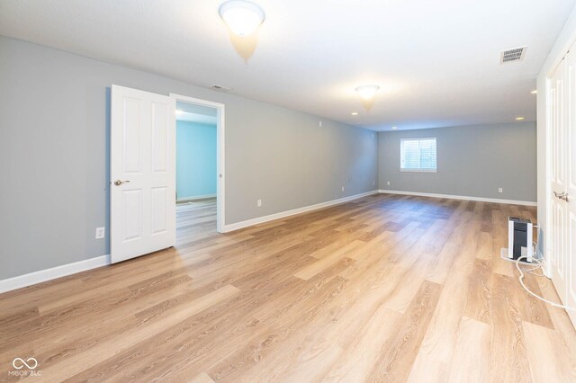 2314 Angelina Way, Greenwood, IN 46143 - unfurnished room with baseboards, light wood-style floors, and visible vents