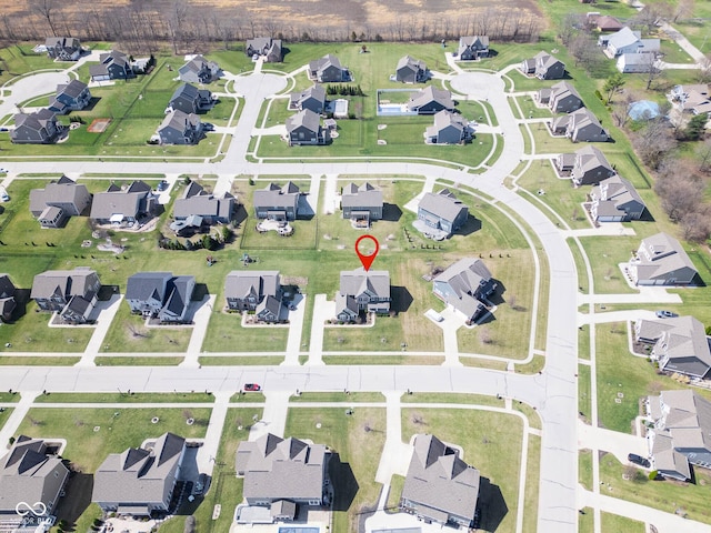 2314 Angelina Way, Greenwood, IN 46143 - bird's eye view featuring a residential view