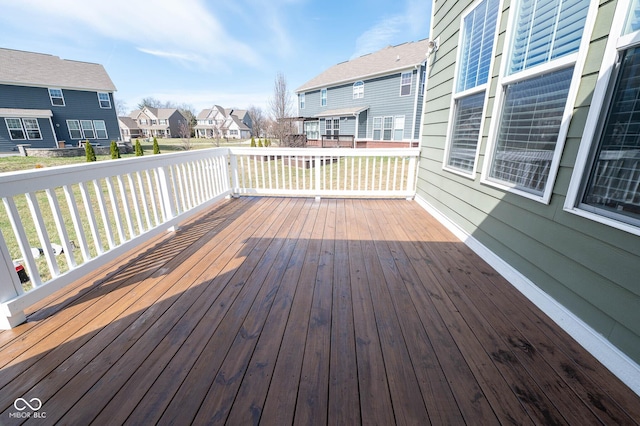 2314 Angelina Way, Greenwood, IN 46143 - wooden deck with a residential view