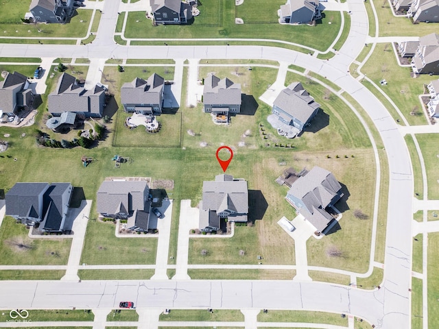 2314 Angelina Way, Greenwood, IN 46143 - drone / aerial view featuring a residential view