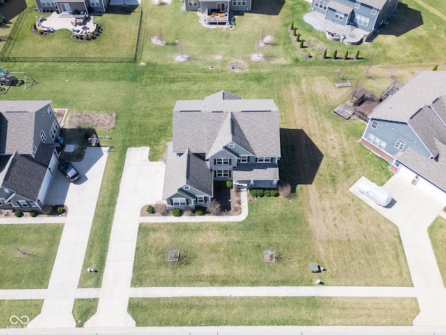 2314 Angelina Way, Greenwood, IN 46143 - bird's eye view featuring a residential view