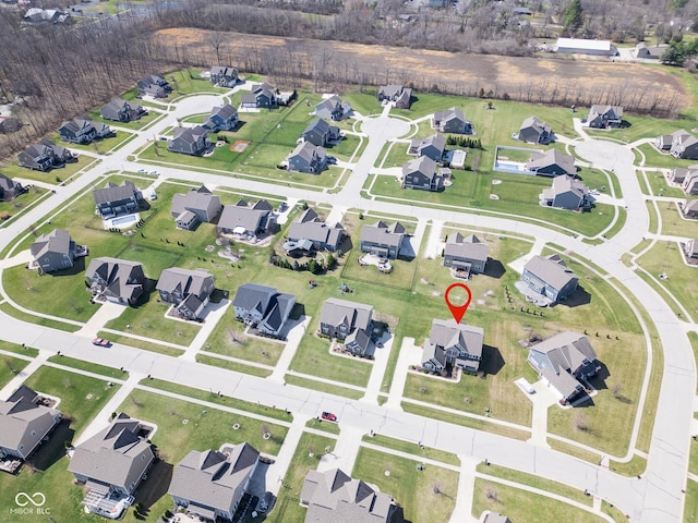 2314 Angelina Way, Greenwood, IN 46143 - birds eye view of property with a residential view