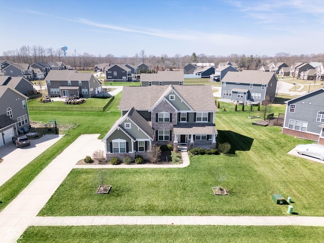 2314 Angelina Way, Greenwood, IN 46143 - aerial view with a residential view