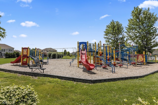 12959 Balfour Rd, Fishers, IN 46037 - community jungle gym featuring a lawn