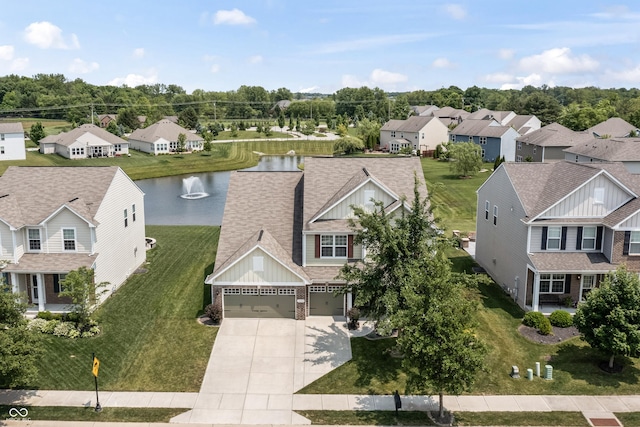 12959 Balfour Rd, Fishers, IN 46037 - aerial perspective of suburban area with a nearby body of water