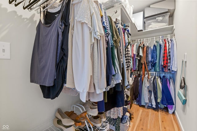 1665 N College Ave, Indianapolis, IN 46202 - spacious closet with wood finished floors