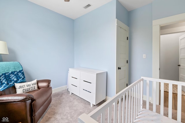 1665 N College Ave, Indianapolis, IN 46202 - living area featuring light carpet and baseboards
