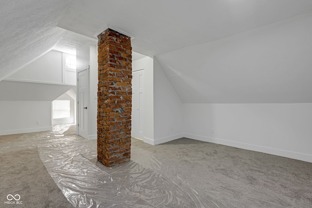 843 N Oxford St, Indianapolis, IN 46201 - bonus room featuring vaulted ceiling and carpet flooring