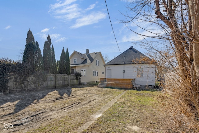 843 N Oxford St, Indianapolis, IN 46201 - back of house
