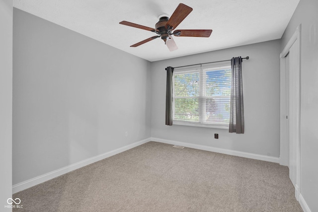 7383 Poppyseed Dr, Indianapolis, IN 46237 - unfurnished room featuring carpet, a ceiling fan, and baseboards