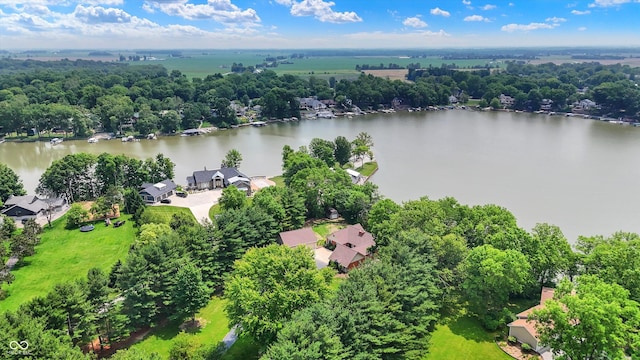 22 Point Ln, Arcadia, IN 46030 - drone / aerial view of a large body of water