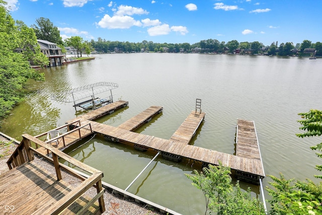 22 Point Ln, Arcadia, IN 46030 - dock with a water view