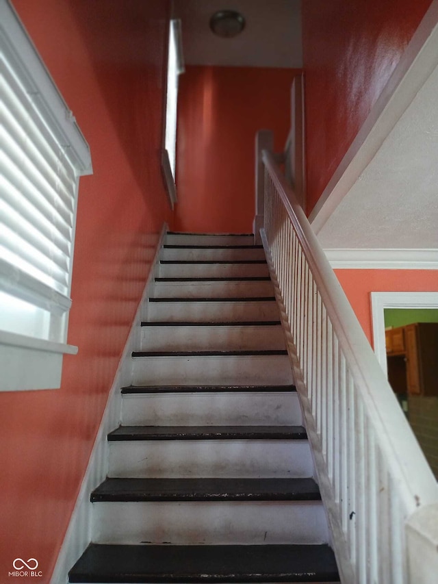 view of stairs