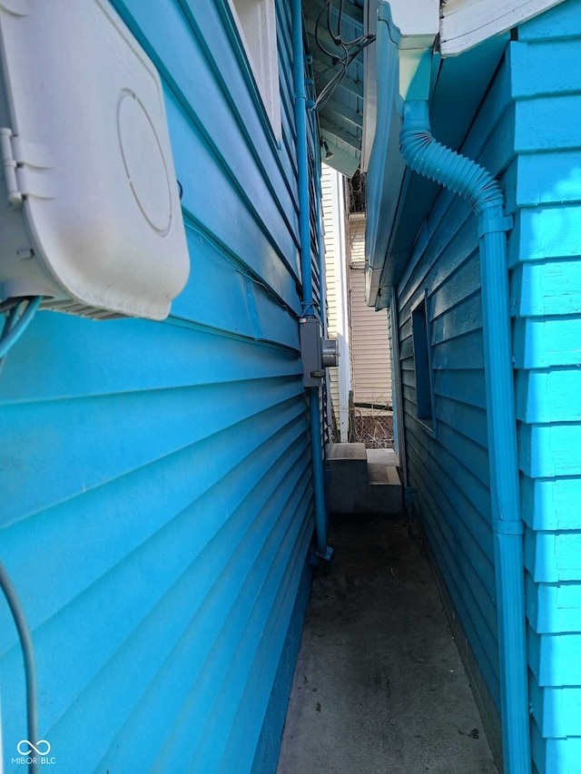 view of side of home