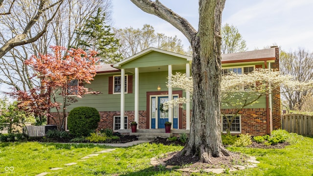 7859 N Chester Ave, Indianapolis, IN 46240 - view of front facade featuring brick siding
