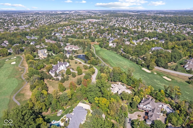 10821 Club Point Dr, Fishers, IN 46037 - bird's eye view featuring a residential view and golf course view