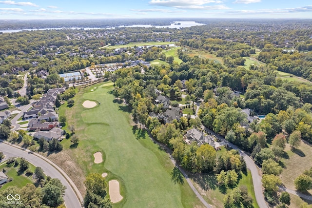 10821 Club Point Dr, Fishers, IN 46037 - aerial view with view of golf course