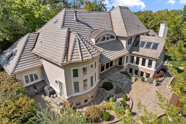 10821 Club Point Dr, Fishers, IN 46037 - aerial view
