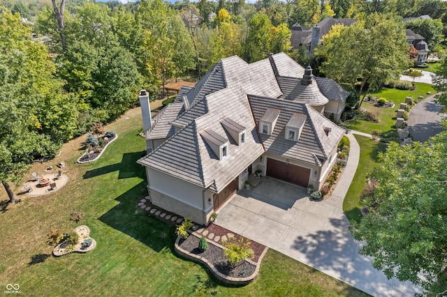 10821 Club Point Dr, Fishers, IN 46037 - bird's eye view