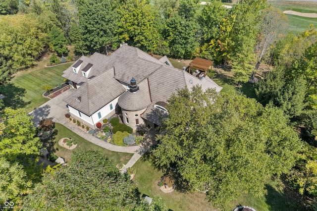 10821 Club Point Dr, Fishers, IN 46037 - bird's eye view