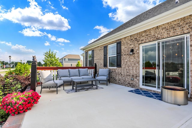 1684 Beach St, Greenwood, IN 46143 - view of patio with an outdoor hangout area