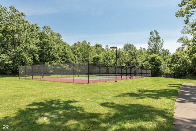 7341 Campfire Run, Indianapolis, IN 46236 - view of tennis court