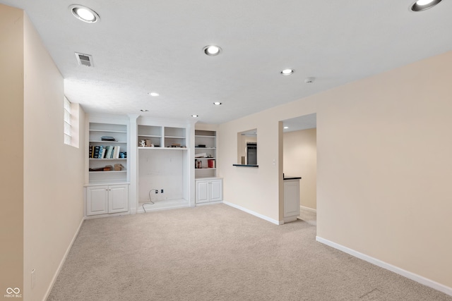 7341 Campfire Run, Indianapolis, IN 46236 - spare room featuring light carpet, recessed lighting, and baseboards