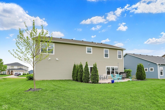 15752 Matthews Ln, Noblesville, IN 46060 - back of house with a lawn and a patio area