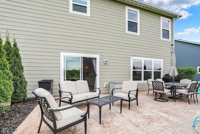 15752 Matthews Ln, Noblesville, IN 46060 - view of patio with outdoor dining area and outdoor lounge area