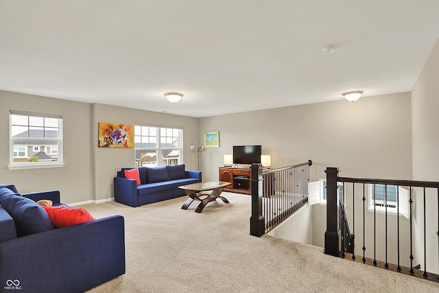 15752 Matthews Ln, Noblesville, IN 46060 - carpeted living area with baseboards