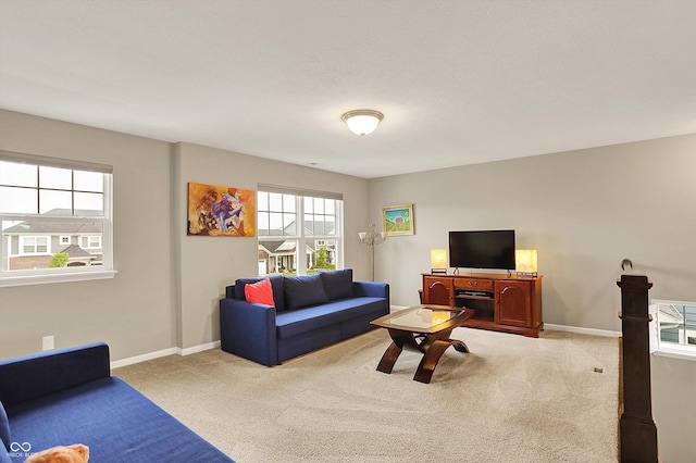 15752 Matthews Ln, Noblesville, IN 46060 - living area featuring carpet floors and baseboards