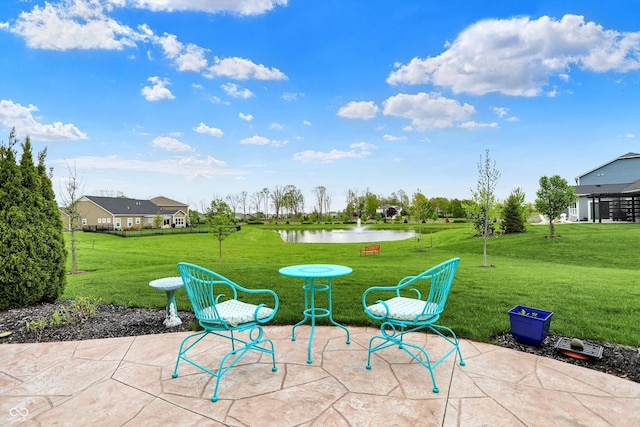 15752 Matthews Ln, Noblesville, IN 46060 - view of patio featuring a water view