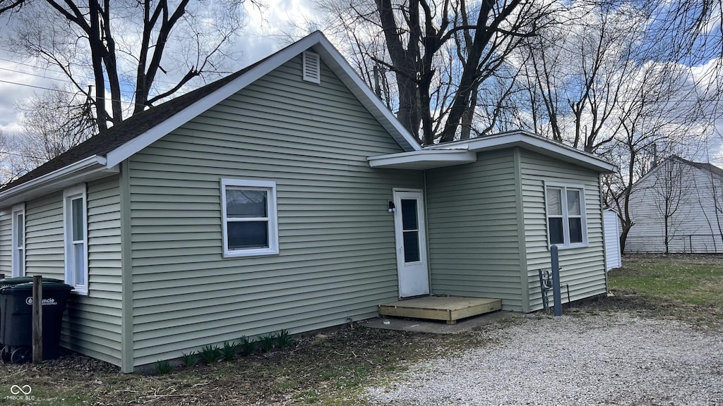 view of rear view of house