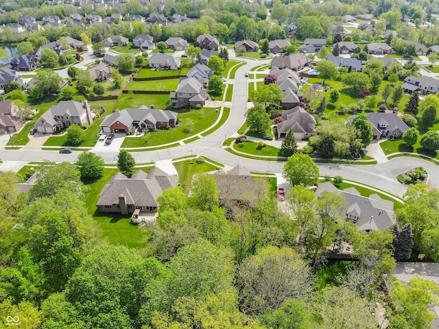 7732 Ashtree Dr, Indianapolis, IN 46259 - drone / aerial view with a residential view