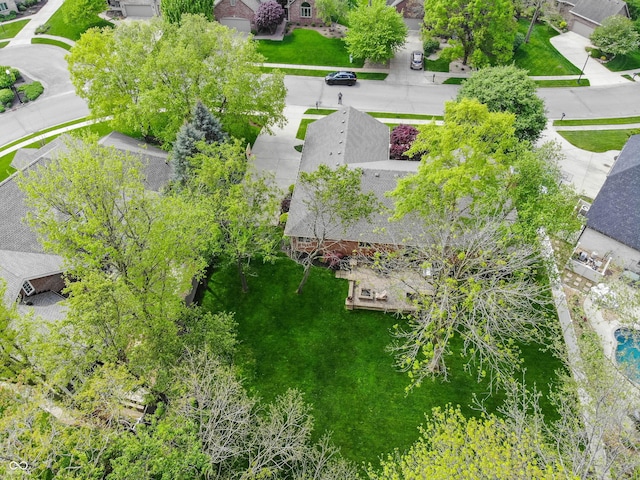 7732 Ashtree Dr, Indianapolis, IN 46259 - drone / aerial view featuring a residential view