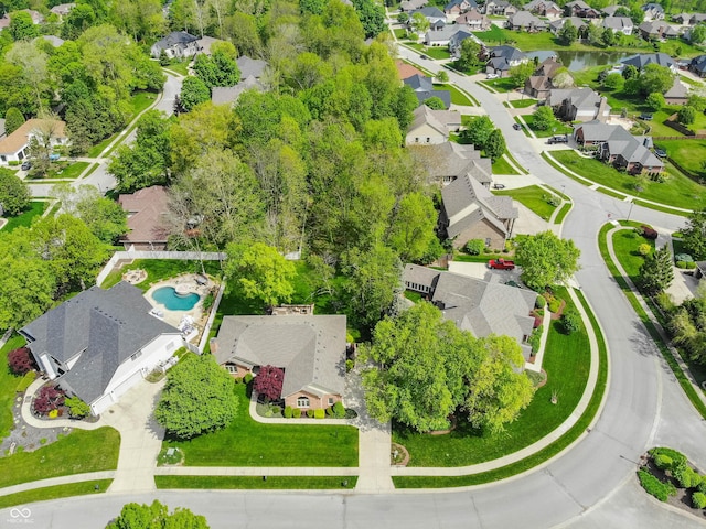 7732 Ashtree Dr, Indianapolis, IN 46259 - bird's eye view featuring a residential view