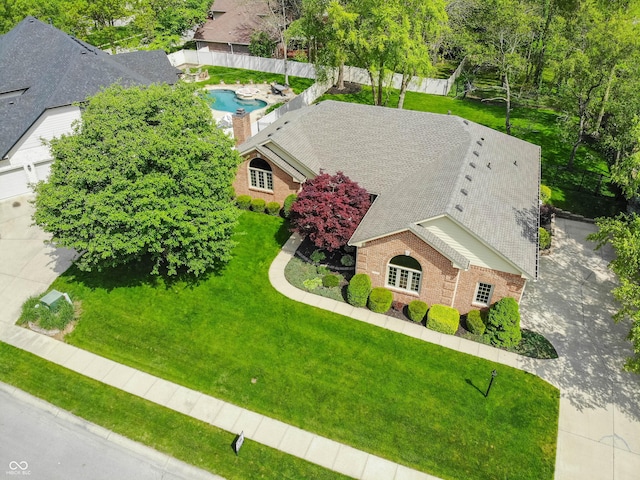 7732 Ashtree Dr, Indianapolis, IN 46259 - aerial view